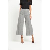 warehouse grey marl wide leg trousers