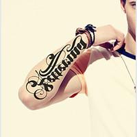 Waterproof Temporary Tattoos Large Arm Fake Transfer Tattoo Stickers Sexy Spray