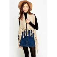 waterfall tassel poncho