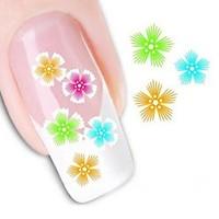 Water Transfer Printing Nail Stickers XF1019