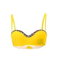 Watts Yellow Bandeau swimsuit Top LOZIK