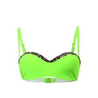 Watts Neon Green Bandeau Swimsuit Top LOZIK