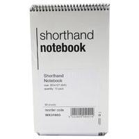 Wb Shorthand Notebook 80lf - 10 Pack