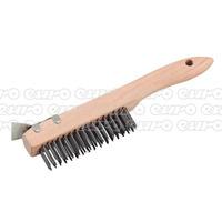 WB03 Wire Brush with Steel Fill & Scraper 260mm