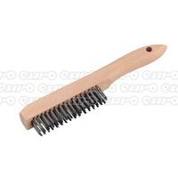 wb03 wire brush with steel fill scraper 260mm