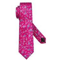 W&B London Floral Silk Tie