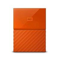 WD My Passport 3TB Portable Hard Drive - Orange