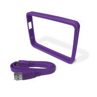 wd picasso grip pack for use with wd ultra portable hard drive grape