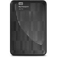 wd my passport av tv 500gb 25 inch portable external hdd for tv black