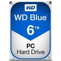 WD Blue 6TB Desktop Hard Disk Drive - 5400 RPM SATA 6 Gb/s 64MB Cache 3.5 Inch - WD60EZRZ