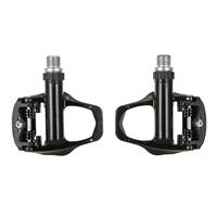 Wellgo Aluminum Alloy Road Bike Pedals Single-sided Clipless Float Pedals Biking Cycling Pedal Clip-in Pedals with 6 Degree Cleat