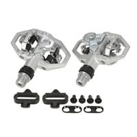 ?Wellgo Sports Casual Touring Mountain Biking Clipless Pedals MTB SPD Clip-in Bicycle Pedals with Cleats Clips