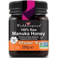 Wedderspoon RAW Manuka Honey KFactor 16 250g