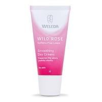 weleda smoothing day cream moisturiser wild rose 30ml