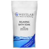 westlab scrubs and soaks relaxing dead sea salt bath soak with essenti ...