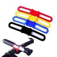 WEST BIKING 5 Pieces Cycling Cable Ties MTB High Elastic Silicone Bike Tie Bicycle Lights holder Multifunction Straps