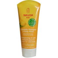 weleda calendula shampoo bodywash 200ml