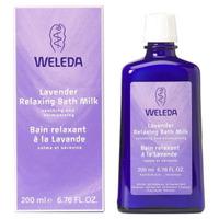 weleda lavender relaxing bath milk 200ml