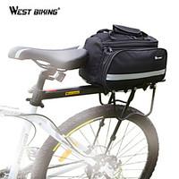 west biking waterproof raincover bag volume 20 25l bicycle rear bag