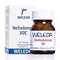 weleda belladonna 30c 125 tablet 1 x 125 tablet