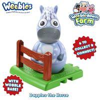 Weebledown Farm Weebles Toys Figure and Base - Dapples the Horse