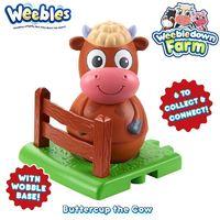 Weebledown Farm Weebles Toys Figure and Base - Buttercup the Cow