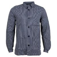 wesc oswald shirt marina blue