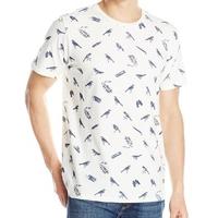 wesc birds and ammo t shirt winter white