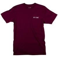 welcome talisman t shirt burgundywhite