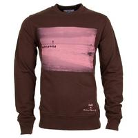 WeSC Blowing The Green Trumpet Crewneck - Dark Chestnut