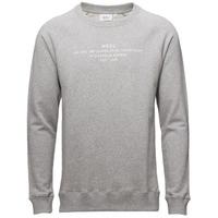 WeSC Patchy Crewneck - Grey Melange