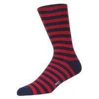 wesc striped socks rosewood 3 pack large