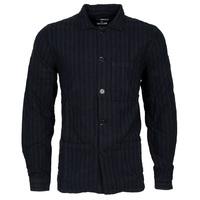 wesc orlando long sleeve shirt marina blue