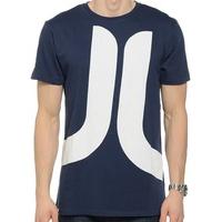 wesc biggest icon ss t shirt blue iris