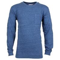 wesc bade sweatshirt marina blue