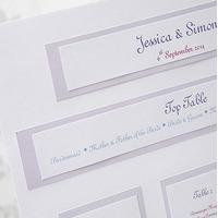 wedding table planner seating chart a3 diy kit burgundy