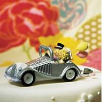 Wedding Get-a-way Car Figurine