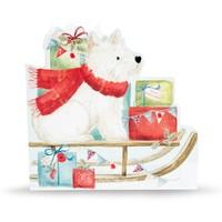 Westie Christmas Card
