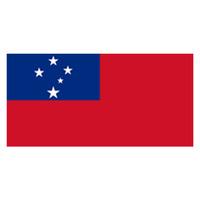 Western Samoa National Flag (5ft X 3ft) (5ft x 3ft) (red/blue)