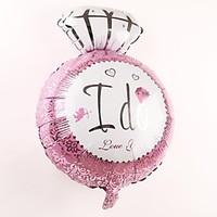 Wedding Décor Diamond Ring Metallic Balloon - I Do(More Color)