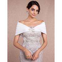 wedding wraps shrugs sleeveless satinblack pool ivory white champagne  ...