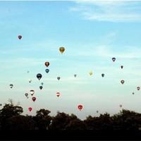 weekday hot air balloon flight champagne toast south wales