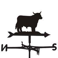 weathervane in boss bull design medium cottage