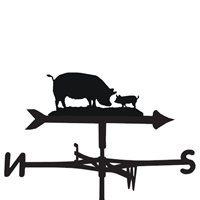 WEATHERVANE in Pigs Design - Medium (Cottage)