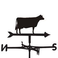 weathervane in jersey cow design medium cottage