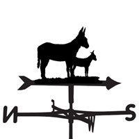 weathervane in donkey design medium cottage