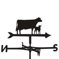 WEATHERVANE in Cow & Calf Design - Medium (Cottage)