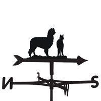 weathervane in alpaca design medium cottage