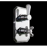 westminster traditional twin concealed shower valve