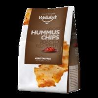 Wellaby\'s Hummus Chips with Roasted Red Peppers 120g